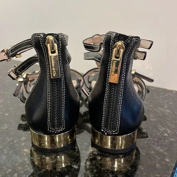 Louise Et Cie - Anja Gladiators - Size 7. Black - Picture 4 of 9